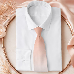 minimalistischer Chic Pastell staubige Rose Ombre Krawatte