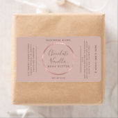 Minimalistischer, chic typografischer Kreis Rose (Insitu)