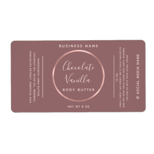 Minimalistischer, chic typografischer Kreis Rose