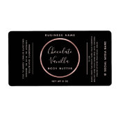 Minimalistischer, chic typografischer Kreis Rose (Vorne)