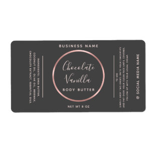 Minimalistischer, chic typografischer Kreis Rose