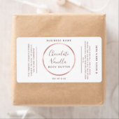 Minimalistischer, chic typografischer Kreis Rose (Insitu)