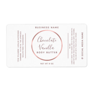 Minimalistischer, chic typografischer Kreis Rose