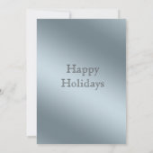 Minimalistischer Cocktail im Kiefernwald Party Wei Einladung (Rückseite)