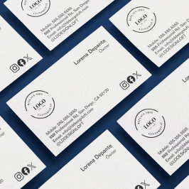 Minimalistischer Code für Social Media-QR Visitenkarte