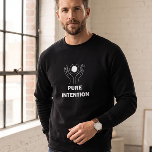 Minimalistischer Crewneck-Pullover mit reiner Absi Sweatshirt