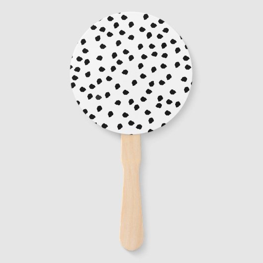 Minimalistischer Dalmatiner besticht durch seine s Fächer (Rückseite)