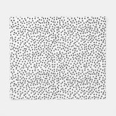 Minimalistischer Dalmatiner besticht durch seine s Fleecedecke (Vorderseite (Horizontal))