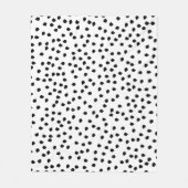 Minimalistischer Dalmatiner besticht durch seine s Fleecedecke (Vorderseite)