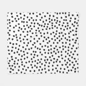 Minimalistischer Dalmatiner besticht durch seine s Fleecedecke (Vorderseite (Horizontal))