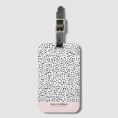 Minimalistischer Dalmatiner besticht durch seine s Gepäckanhänger (Vorderseite Vertikal)