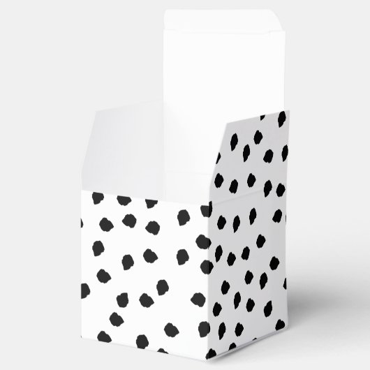 Minimalistischer Dalmatiner besticht durch seine s Geschenkschachtel (Geöffnet)