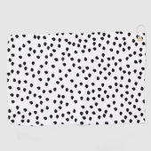 Minimalistischer Dalmatiner besticht durch seine s Golfhandtuch (Horizontal)