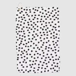 Minimalistischer Dalmatiner besticht durch seine s Golfhandtuch