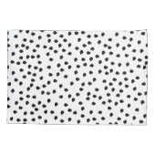 Minimalistischer Dalmatiner besticht durch seine s Kissenbezug (Rückseite)