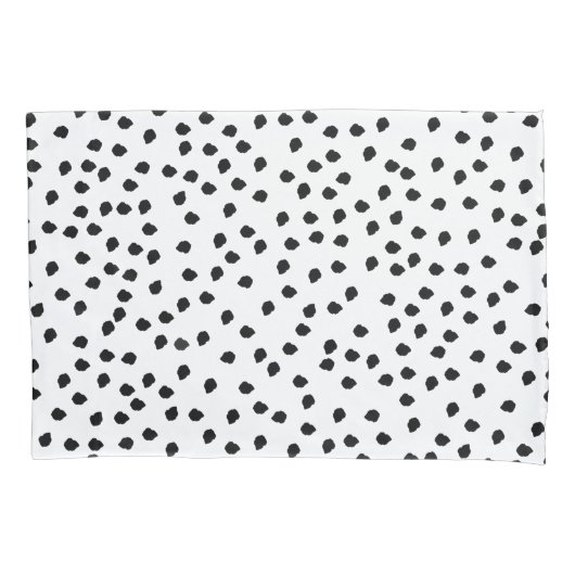 Minimalistischer Dalmatiner besticht durch seine s Kissenbezug (Vorderseite)