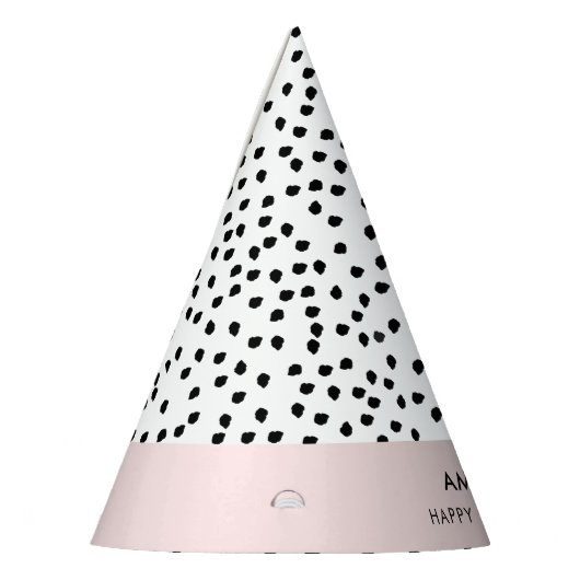 Minimalistischer Dalmatiner besticht durch seine s Partyhütchen (Links)