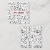 Minimalistischer Dalmatiner besticht durch seine s Telefonnummerkarte (Vorne/Hinten)