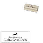 Minimalistischer Dalmatiner Hund aus der Bibliothe Gummistempel (Stempel)