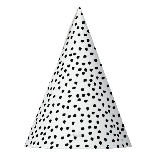 Minimalistischer Dalmatiner Spots Moderner Niedlic Partyhütchen (Links)