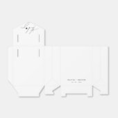 Minimalistischer Dank für Ihre Hochzeit Geschenkschachtel (Ungefaltet)