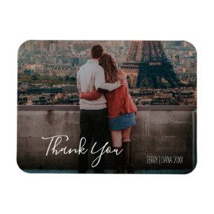 Minimalistischer Dank Magnet