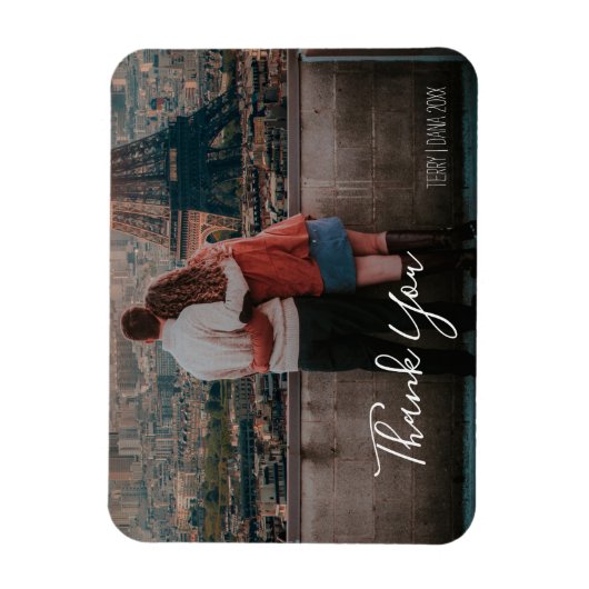 Minimalistischer Dank Magnet (Vertikal)