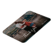 Minimalistischer Dank Magnet (Linke Seite)