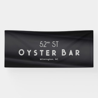 Minimalistischer Deco-Stil | Schwarze Perle Banner
