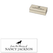 Minimalistischer deutscher Schäferhund aus der Bib Gummistempel (Stempel)