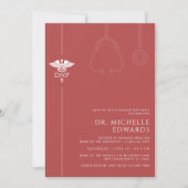 Minimalistischer DNP Doctor of Nursing Practice Ab Einladung (Vorderseite)