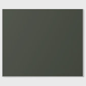 Minimalistischer dunkler Pine Tree solide schlicht Geschenkpapier (Flach)