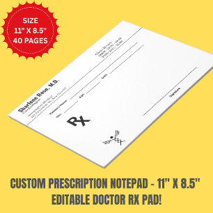 Minimalistischer Editor für benutzerdefinierte Pre Notizblock