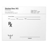 Minimalistischer Editor für benutzerdefinierte Pre Notizblock (Vorderseite)