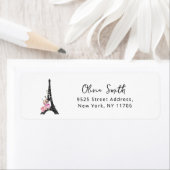 Minimalistischer Eiffelturm Paris thematische Rück (Insitu)