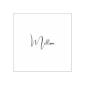 Minimalistischer Eigenname  Gummistempel (Prägung)