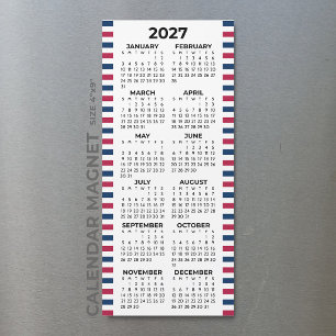 Minimalistischer einfacher amerikanischer Magnetka Magnetkarte