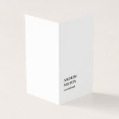 Minimalistischer einfacher eleganter visitenkarten (Vorderseite)