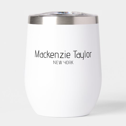 Minimalistischer einfacher Name Personalisiert Pro (Vorderseite)