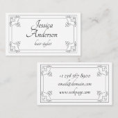 Minimalistischer einfacher visitenkarte (Vorne/Hinten)