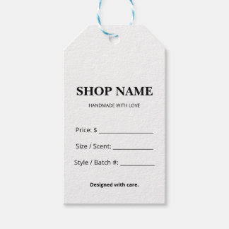 Minimalistischer Einzelhandel-Kleidungsprodukt-Pre Geschenkanhänger