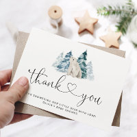 Minimalistischer Eisbär vielen Dank