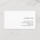 Minimalistischer Elegant Pastel Consultant Visitenkarte (Rückseite)