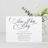 Minimalistischer Eleganter Chic | Abendessen Probe Einladung (Stehend Vorderseite)