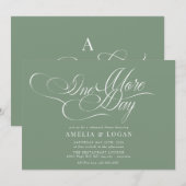 Minimalistischer Eleganter Chic | Abendessen Probe Einladung (Vorne/Hinten)