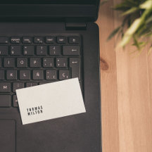 Minimalistischer, eleganter Papiertextur Black-Ber