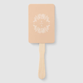 Minimalistischer, eleganter Peach-Programmlüfter Fächer