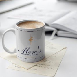 Minimalistischer eleganter personalisierter Weihna Kaffeetasse
