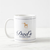 Minimalistischer eleganter personalisierter Weihna Kaffeetasse (Links)