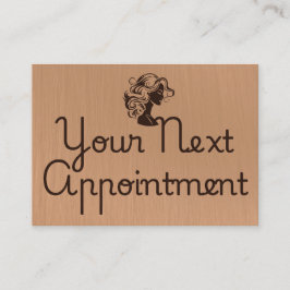 Minimalistischer Eleganter Salon Terminkarte